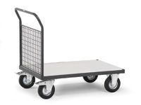Fetra ESD wire mesh end platform cart, 500kg capacity