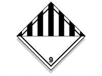 Hazard Diamond Black White Stripes