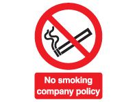 No Smoking Company Policy - 400 x 300mm