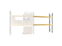 Pallet Racking Extension Bays - 3000 x 2250mm Wide, 2 Beam Levels