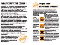 Pocket guide: COSHH Do you know all you need?