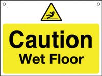 Temporary Caution Wet Floor sign