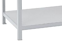 Workbench accessory - 1200mm steel base shelf