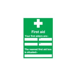 Buy Extra Large First Aid Signs now