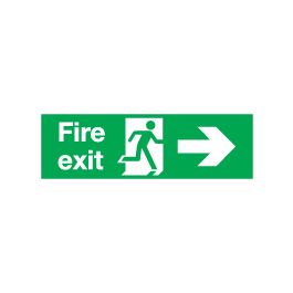 Buy Fire Exit Arrow Right Signs now