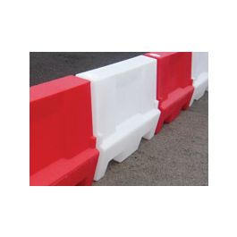 Buy Water filled barrier, white now